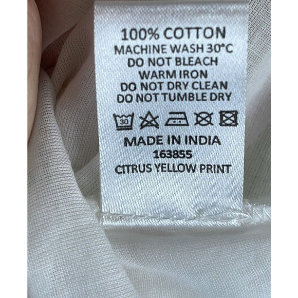 WKND WYFR CITRUS PRINT SLEEVELESS‎ RUFFLE MIDI DRESS SIZE XS NWT - Picture 7 of 7